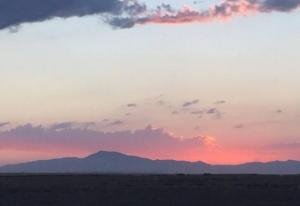 Valley Sunset off Hwy 46 near Blackwells Corner