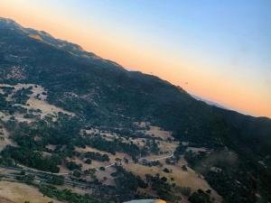 Above Santa Margarita in the C-47